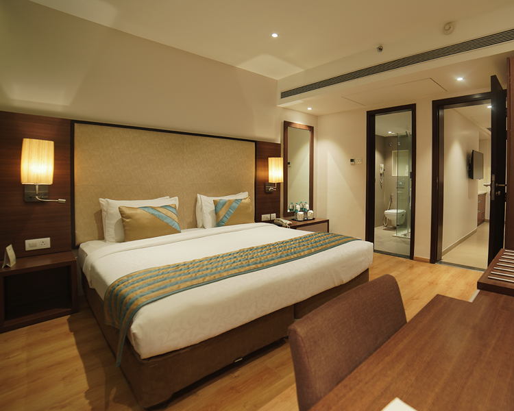 All Suites have a living room & balcony